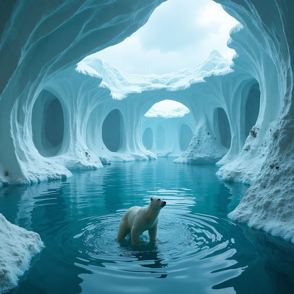 Arctic Adventure exhibit with polar bears and seals